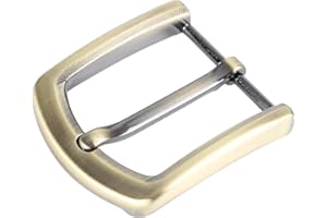 McFanBe 1.5 Inches (38-40 mm) Belt Buckle Single Prong Square Replacement Buckle for Men Women Belt