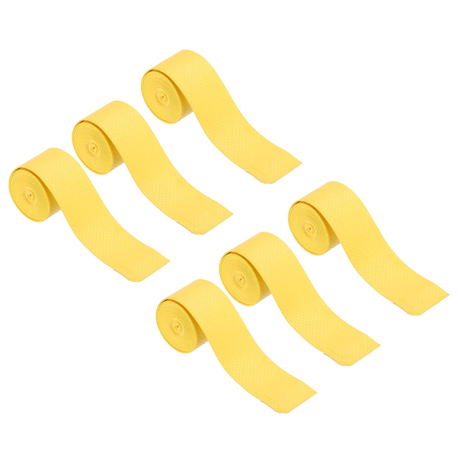 PATIKIL Drum Stick Tape Drumstick Grips Drumstick Wrap Anti Slip 6pcs 1" Width 3.3ft for Drum Percussion Drumming Accessories Yellow