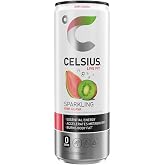 CELSIUS Sparkling Kiwi Guava, Functional Essential Energy Drink, 12 Fl Oz