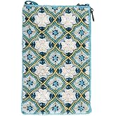 Bamboo Trading Club Bag Floral Textile, Blue