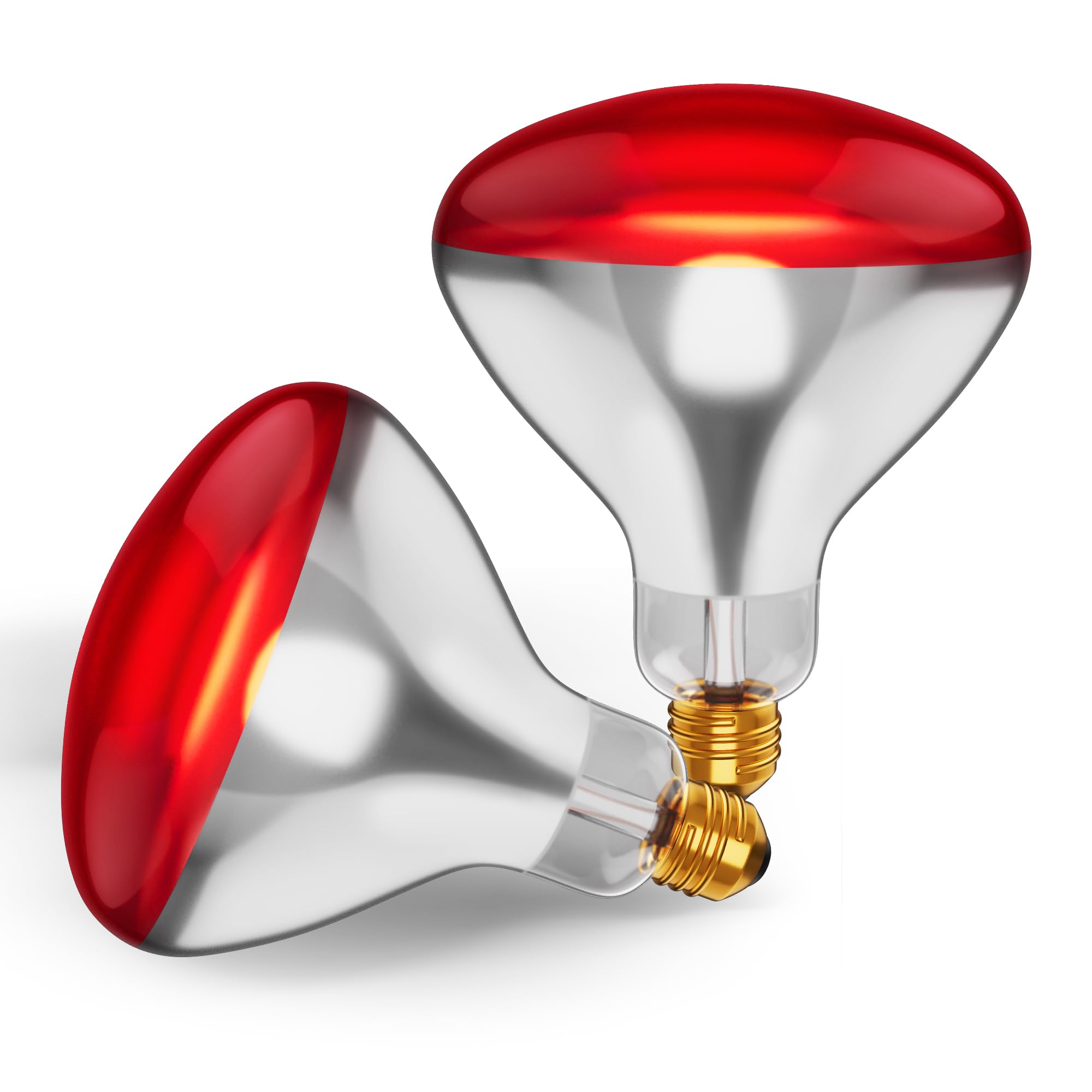 Photo 1 of **ONE ONLY**250 W att R40 Incandescent Light Bulbs (2-Pack) - Bathroom Infrared Heat Lamp for Chickens Chicks Puppies Reptiles Livestock Poultry , Sauna Red Light Therapy Bulb | 2,000 Hour Rated, E26 Base, 120V