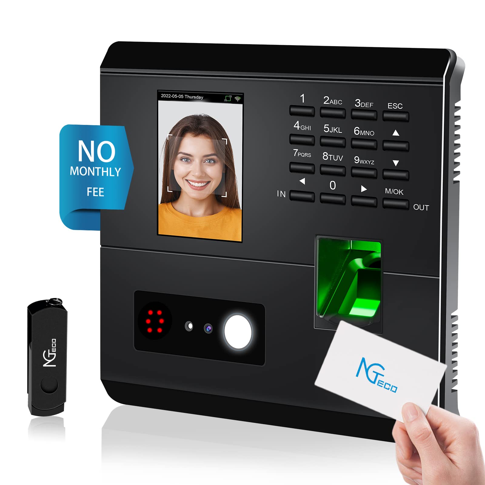 Mua NGTeco Time Clocks for Employees Small Business trên Amazon Mỹ ...