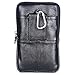 Men Genuine Leather Cellphone Waist Bag Purse Wallet Belt Loop Holster Case Belt with a Clip