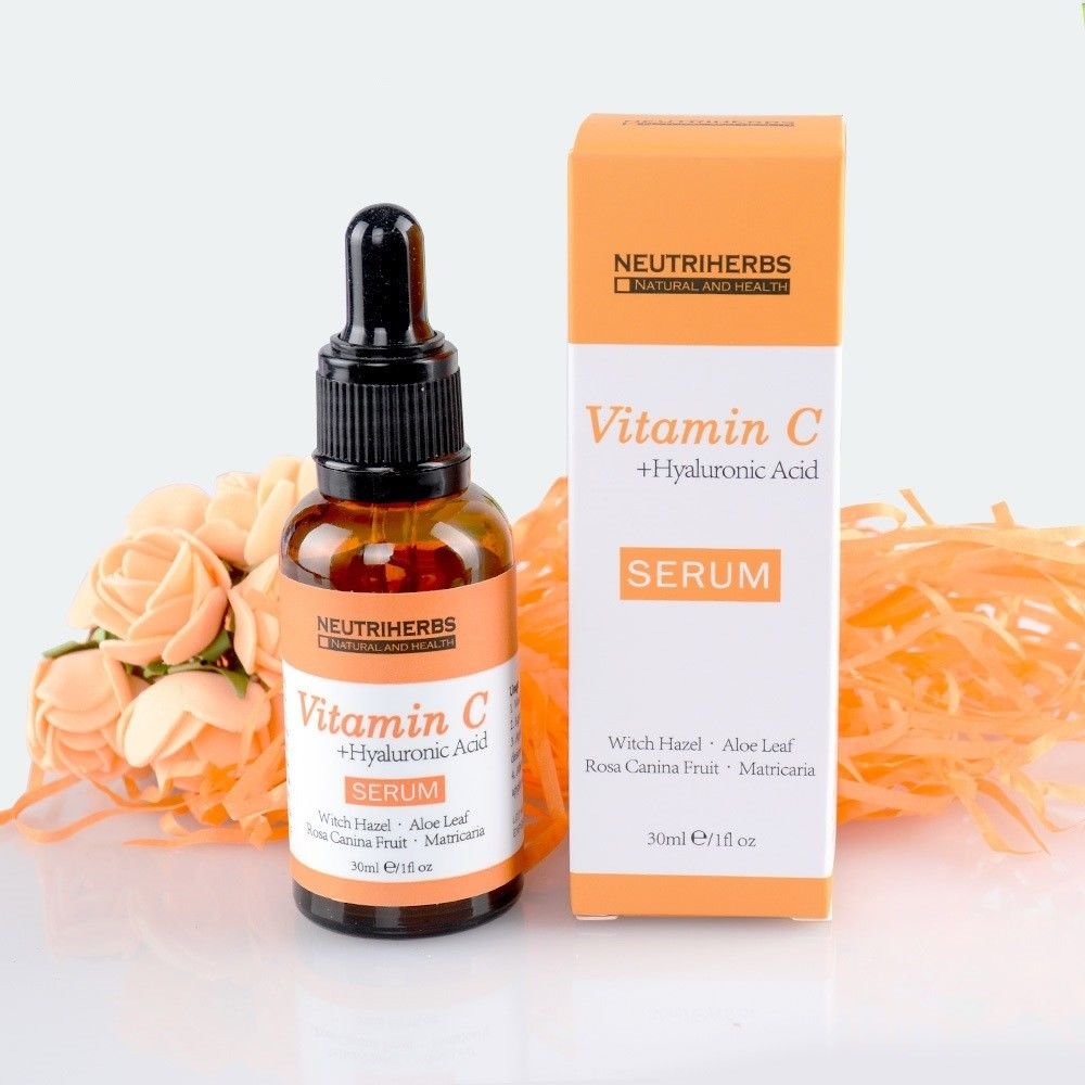 Neutriherbs Vitamin C Serum with Hyaluronic Acid 1 Oz Anti Aging Anti