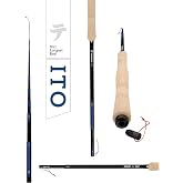 Tenkara USA Fly Fishing ITO&trade; Rod, for Large Fish &amp; Wider Streams - Longest Rod - Carbon Fiber, Lightweight, Telescopic, Adjustable, 2 Multi-Lengths (13' / 14'7")