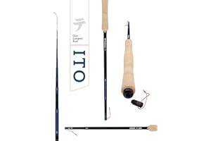 Tenkara USA Fly Fishing ITO™ Rod, for Large Fish & Wider Streams - Longest Rod - Carbon Fiber, Lightweight, Telescopic, Adjustable, 2 Multi-Lengths (13' / 14'7")