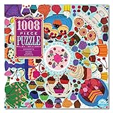 eeBoo Desserts Family Jigsaw Puzzle, 1000+ pieces