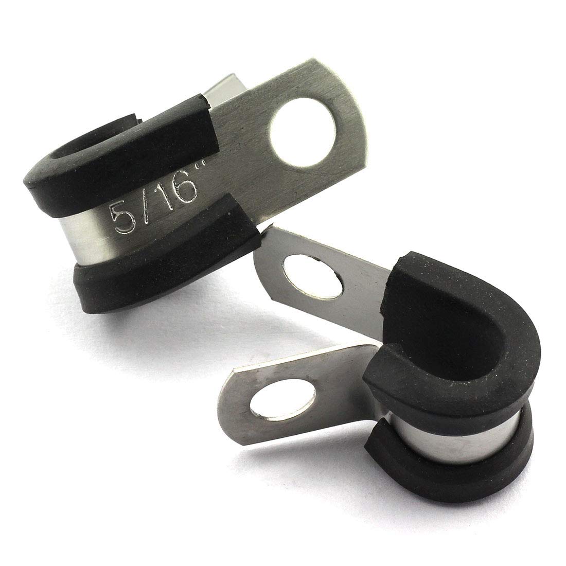 Fasteners & Hardware 10 1.5 Inch Rubber Cushioned Stainless Steel Cable