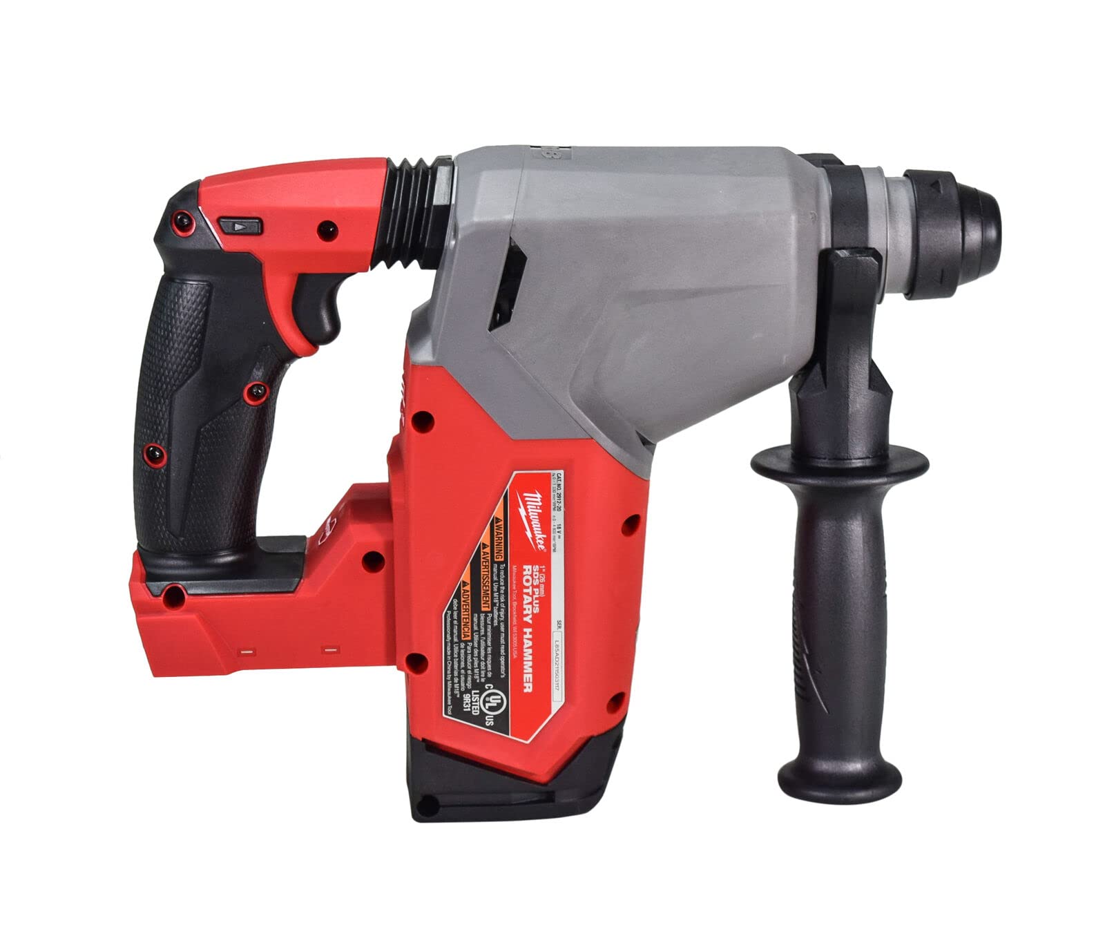 Milwaukee 2912-22 M18 FUEL Brushless Lithium-Ion 1 in. Cordless SDS Plus Rotary Hammer Kit (6 Ah)