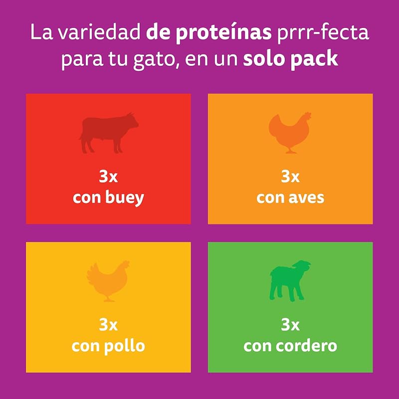 Duo Comida húmeda en Salsa Gatos Adultos Comb. Clásicas - 4 x 12 bolsitas x 85g