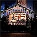 Outdoor Solar String Lights, 8 Tubes 288 LED Solar Powered Meteor Shower Rain Light, Falling Raindrop Christmas Lights, Waterproof Cascading Lights for Halloween Party Wedding Xmas Tree Decor (Blue)…