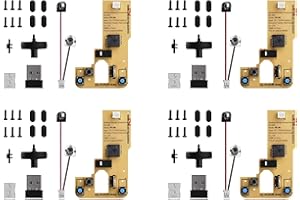 Mucacat 4X for Bamboo Lab DIY 3D Printing Wireless Mouse Kit Model 002 Computer Mouse Components with Printer Parts and Hardw