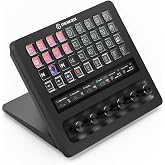 Elgato Stream Deck + XL Control Platform, Dials, Touch Strip | 36 customizable macro keys, Six multifunction dials, Touch strip display, Hundreds of integrations, USB-C for PC and Mac
