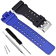 My Time OliBoPo Natural Resin Replacement Watch Band Strap for Casio Mens G-Shock GD120/GA-100/GA-110/GA-100C