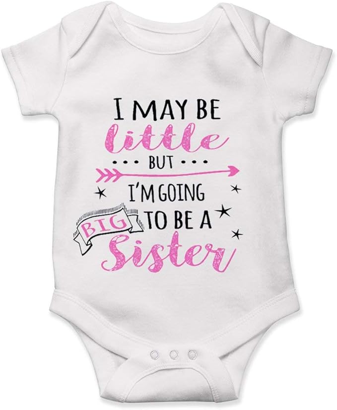 big sister baby vest
