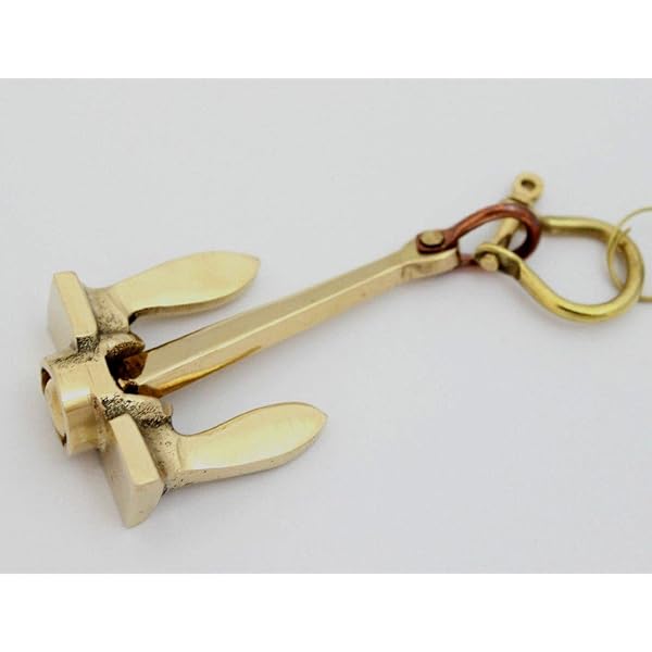 Amazon.com: Brass Anchor Keychains Nautical vintage ship