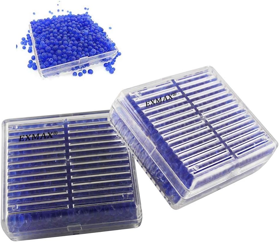 Reutilizable 2 5 X 60g Auto que indica Gel de sílice desecante Sobres eliminar la humedad
