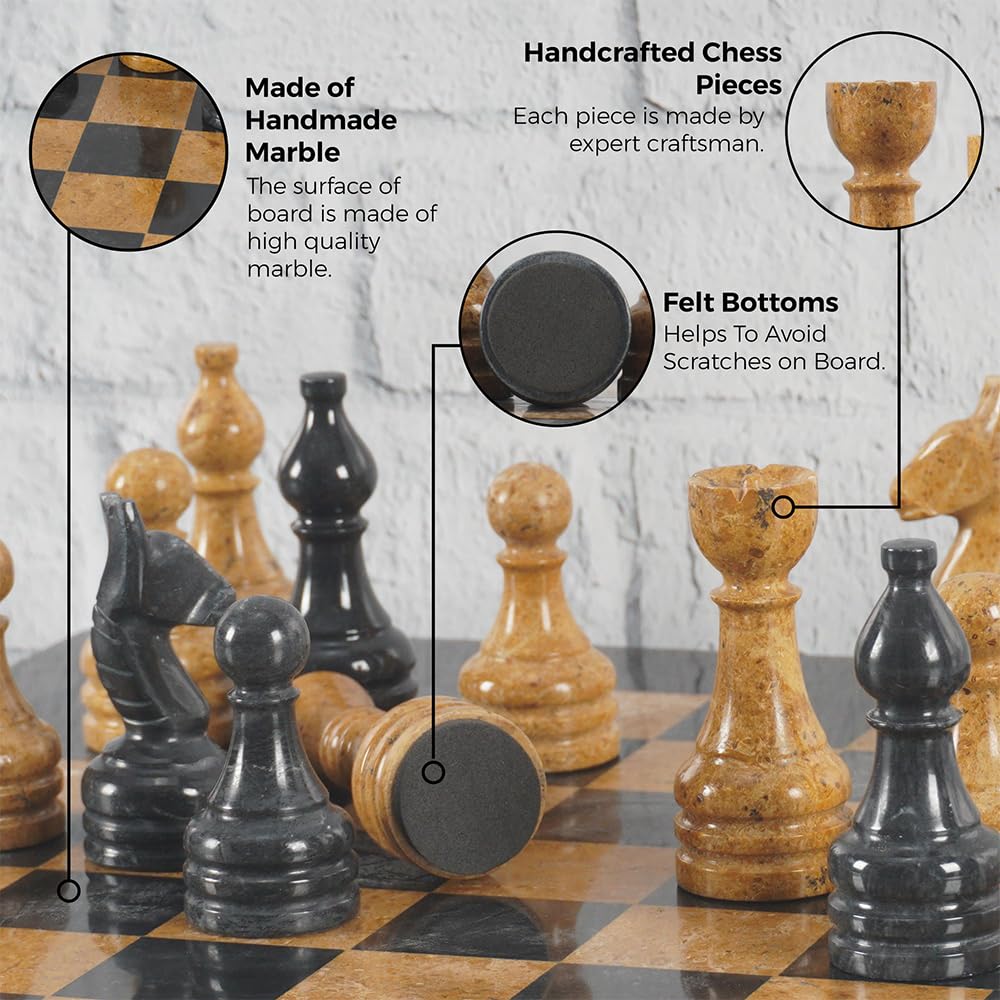Radicaln Marble Chess Set 15
