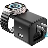 KINYELL 3 in 1 iWatch Charger, Multiport PD Fast Charger Block Brick Cube, USB C Wall Power Adapter for iPhone 12/13/14/15/16/Pro Max, XS/XR/X, Ipad Pro, Samsung Galaxy & More