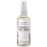 Aura Cacia Patchouli and Sweet Orange Aromatherapy Mist - Body and Room Spray with Pure Essential Oils for Refreshing, Soothing Aromatherapy | 4 Fl Oz (Pack of 1)