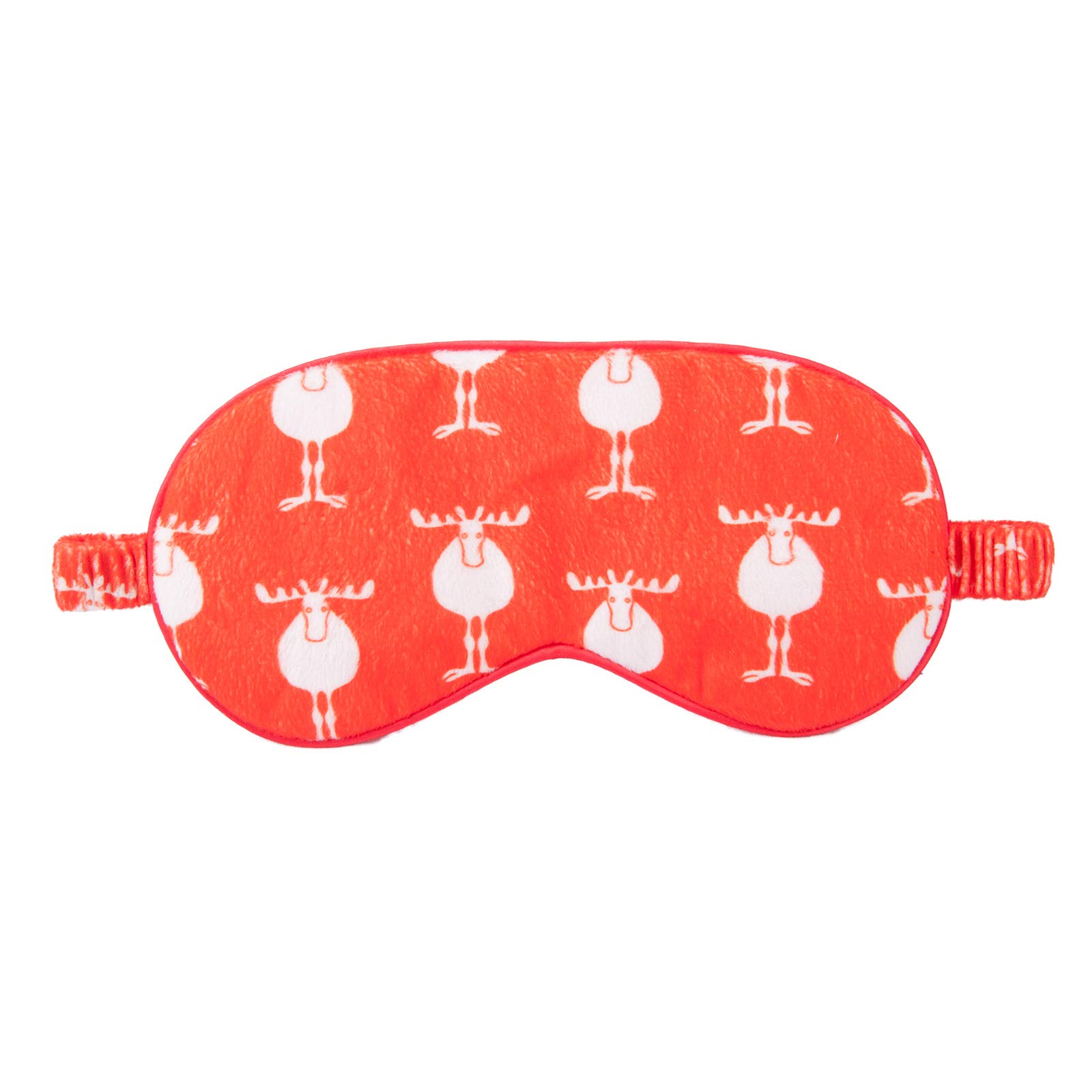 Moonen Christmas Gift Sleep Mask Eye Shade Santa Deer Soft for Women and Men with Adjustable Strap Super-Smooth Blocks Light Suitable for Travel Nap and Deep Sleep (Red)