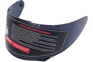 ILM Black Visor for ILM-313 ILM-317 Full Face Motorcycle Street Bike Helmet DOT (Visor, Black)