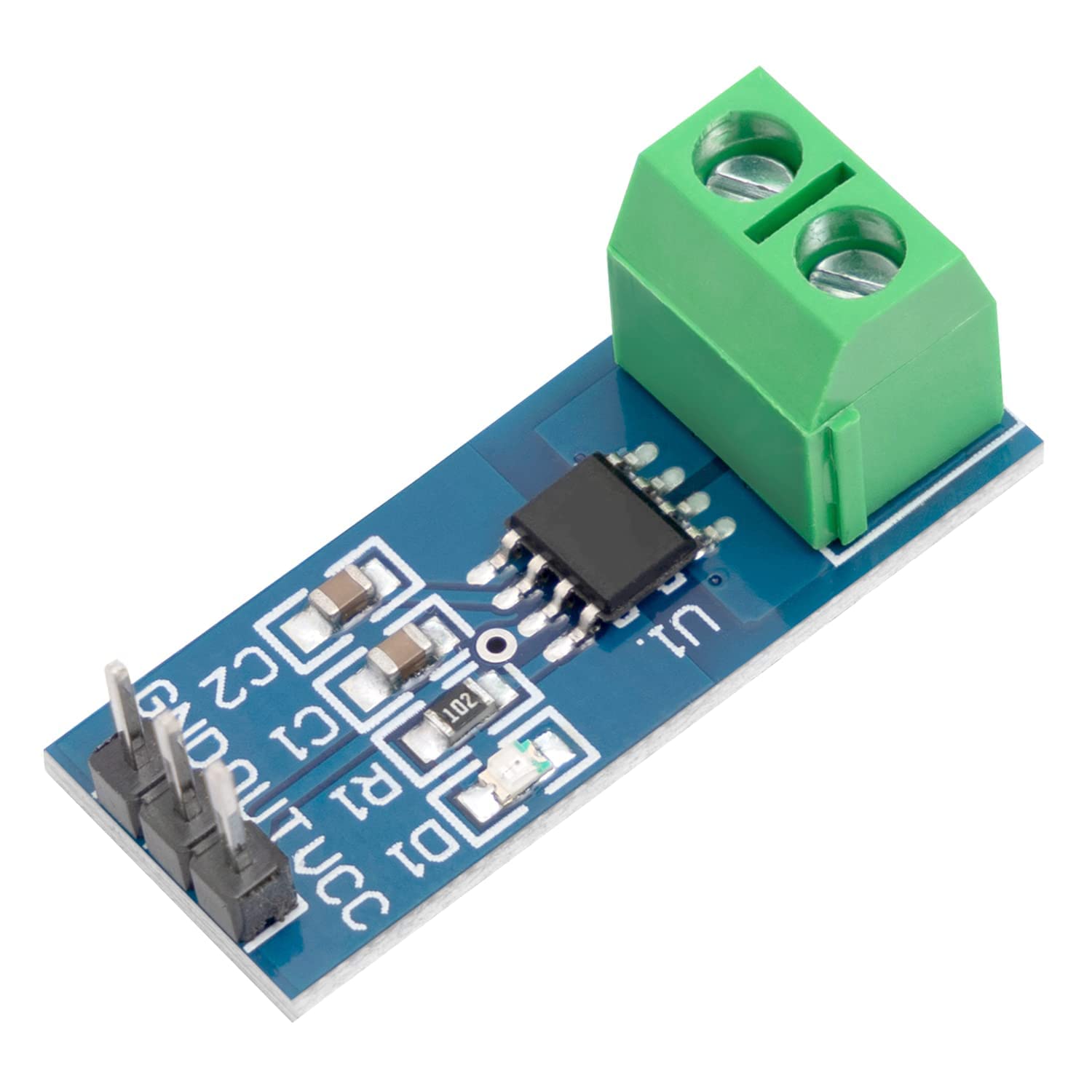 AZDelivery ACS712 30A Amp Current Sensor Range Module Current Sensor compatible with Arduino including E-Book!