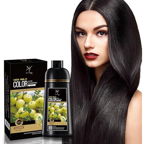 New Trends Shop. Hair color Shampoo to cover grey hair, Hair Dye