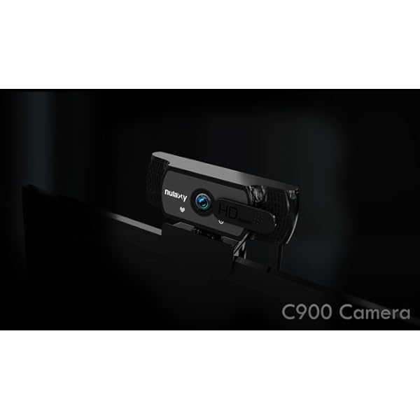 Nulaxy USB cam with Microphone, HD 1080p cam with Privacy Cover