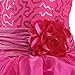 TFJH E Girls' Glitter Ballet Dresses Sleeveless Dancing Leotard Tutus HotPink L