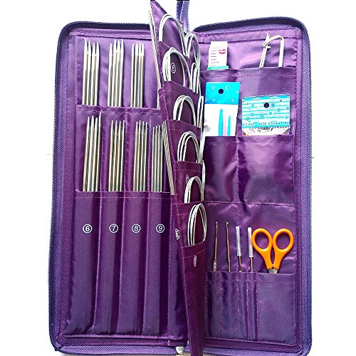 3 MAYMII+Knitting+Stainless+Straight+Needlework