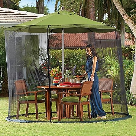 Amazon Com 9 Umbrella Screen Patio Umbrellas Garden Outdoor