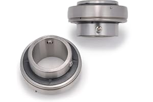 XIKE 2 Pcs Chrome Steel UC210-31 Bore 1-15/16" Insert Ball Bearings, with Sealed and Set Screw, Fits P210/F210/FL210/T210/PA210/FA210/FB210 and More Bearing Housings.