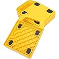 Homeon Wheels Stabilizing Jack Pads for RV, Camper Leveling Blocks Help Prevent Jacks from Sinking,6.5''X 6.5'' (Pack of 4)