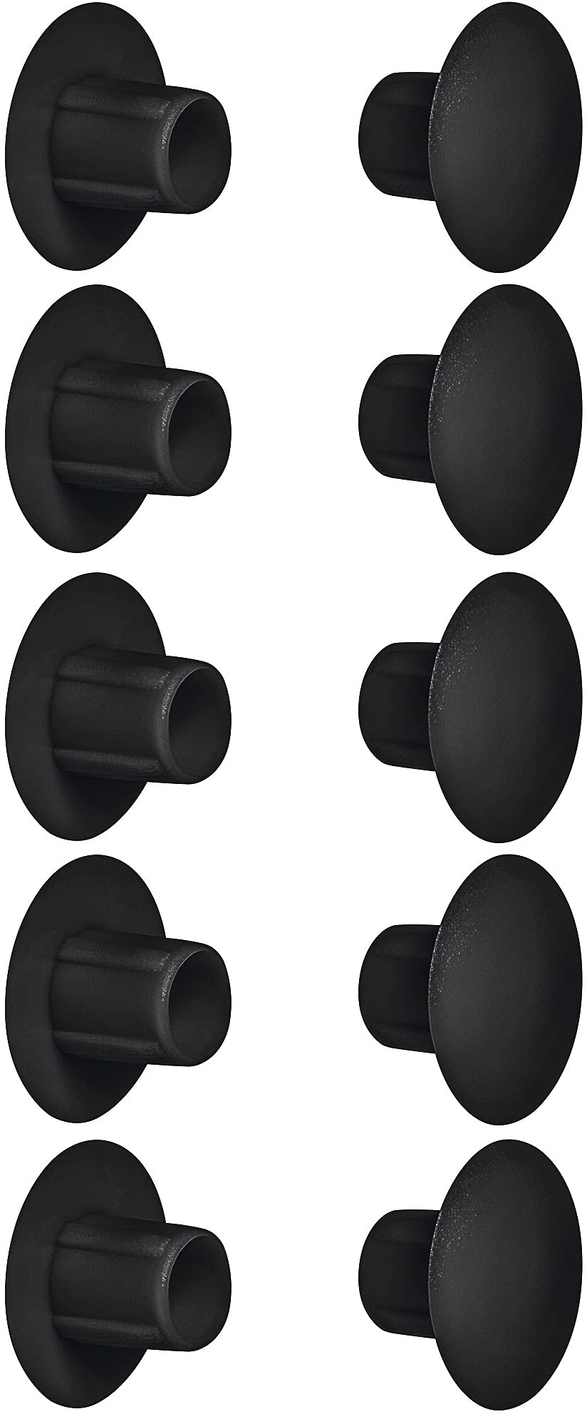 cyclingcolors Øtrou 5mm/Noir Ø5mm (10mm)/Schwarz Diameter 5 mm (10 mm) / Black RAL 9005