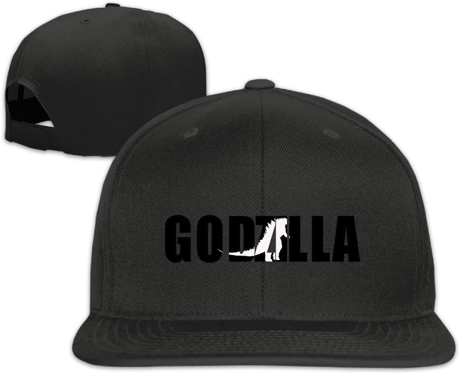 Godzilla World Destruction Snapback Cap Flat Brim Baseball Hat