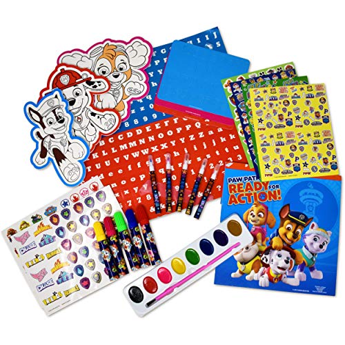 PAW Patrol Coloring and Activity Book Set, Color Mess Free Craft Art ...