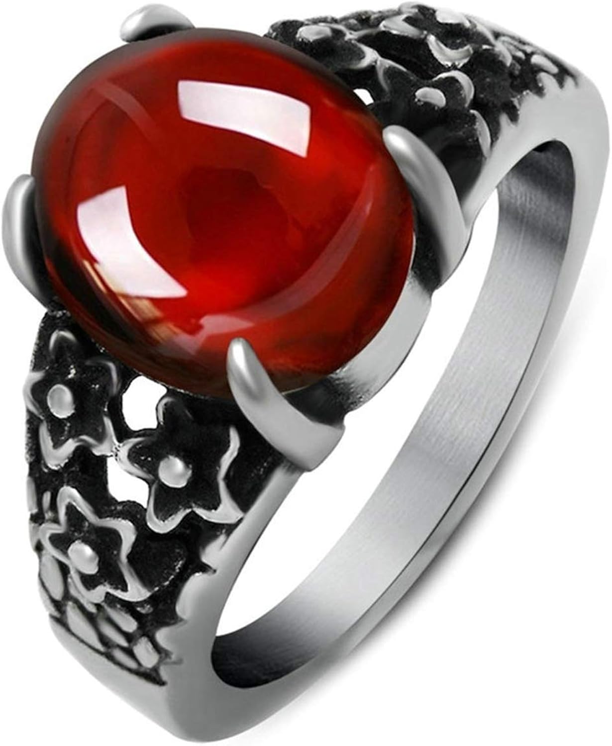 Calefee Eheringe Damen & Herren - Schlichte Edelstahl Ringe 4mm Breit, Größe 47-72