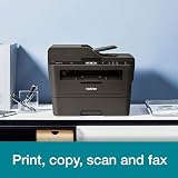 Brother MFC L2750DW Mono Laser Printer All in One Wireless USB NFC A4 UK Plug view 4