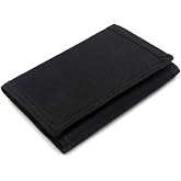 AI-DEE RFID Trifold Canvas Outdoor Sports Wallet for Kids - Front Pocket Wallet with Magic Sticker