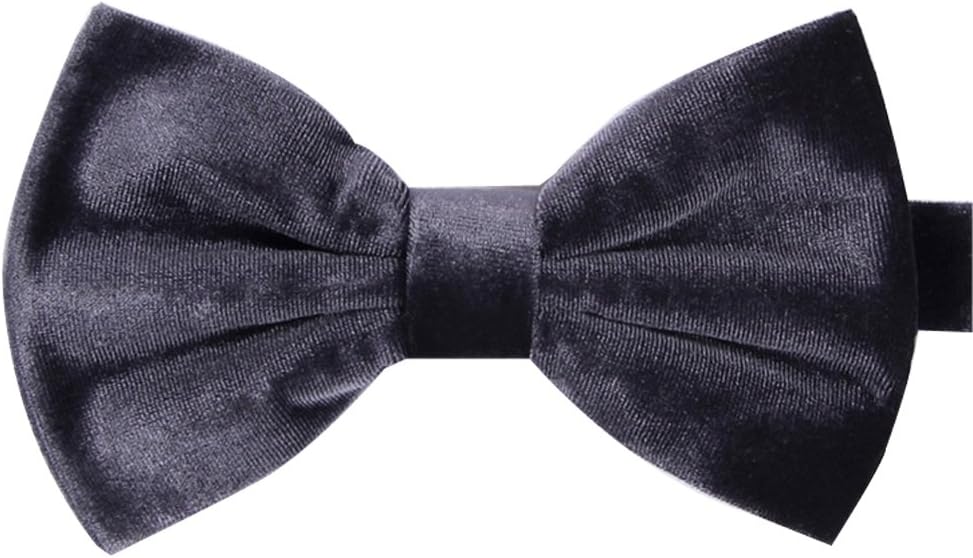 iHomor Men's Velvet Bow Tie Many Colors