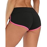 ENEESSI Women's Booty Shorts Workout Butt Lifting High Waist Yoga Running Gym Shorts