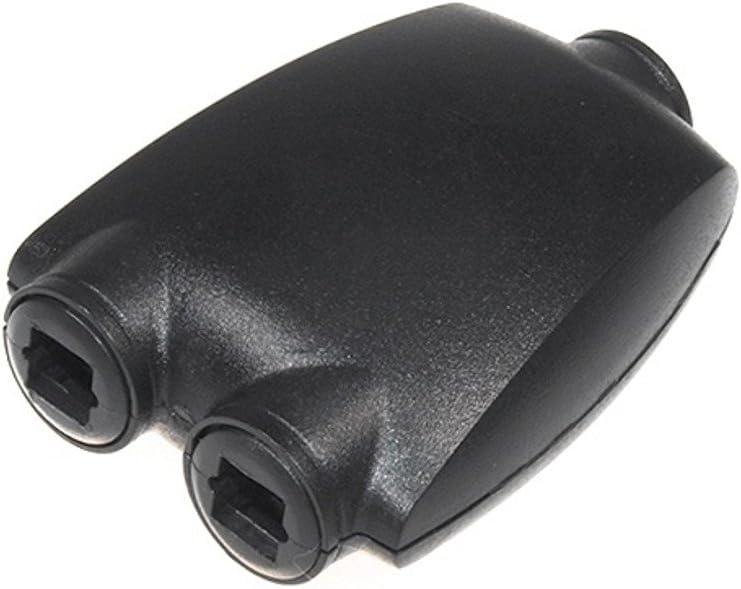 Maclean MCTV-631 Cable Optical Splitter Toslink 2 in 1 Adapter Cable Splitter Digital Switch Audio Coupling to 2x Toslink Coupling
