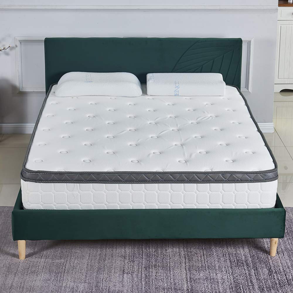 LANKOU Valentina Doppelbettgestell, Plattform-Bett, gepolstertes