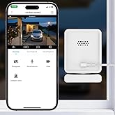 AishangTaoGou Window Camera, 3MP 2K Indoor Cameras for Home Security with Mounting Sticker,AI Color Night Vision, Person & Motion Detection,Support 2.4GHz & 5GHz WiFi