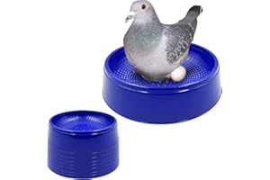 Ecjiuyi 8PCS Racing Pigeon Nest Bowl, Plastic Bird Nest, Sturdy and Anti-Rollover, Keeps Eggs Safe and Secure