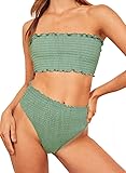 Aleumdr Womens Floral Print Padded Beach Summer