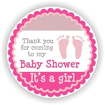 stickers for baby shower favors