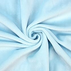 kullaloo Plush Fabric | Solid Baby Blue Minky