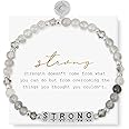 INSPIRED VOICES Inspirational Bracelets for Women - Motivational Bracelets, Inspirational Jewelry, Beaded Stretch Bracelets and Encouragement Gifts for Women